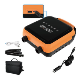 Pompka  ELEKTRYCZNA turbinowa + kompresor akumulatorowa 3w1 12v 40PSI 708A